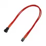 Vidinis maitinimo ilgintuvas 3-pin Nanoxia 900300017 0,3 m raudonas