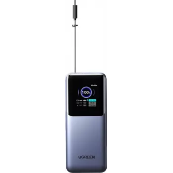 Nešiojamas maitinimo bankas UGREEN 20 000 mAh 165W (55987B) nešiojamiesiems kompiuteriams, telefonams ir planšetėms įkrauti