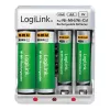 LOGILINK akumuliatorių įkroviklis Ni-MH / Ni-Cd AA / AAA / 9V