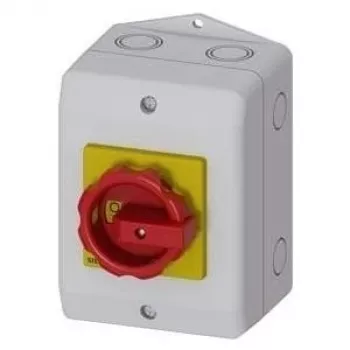 Siemens 3LD2264-0TB53 avarinis išjungiklis 3P raudonas, geltonas