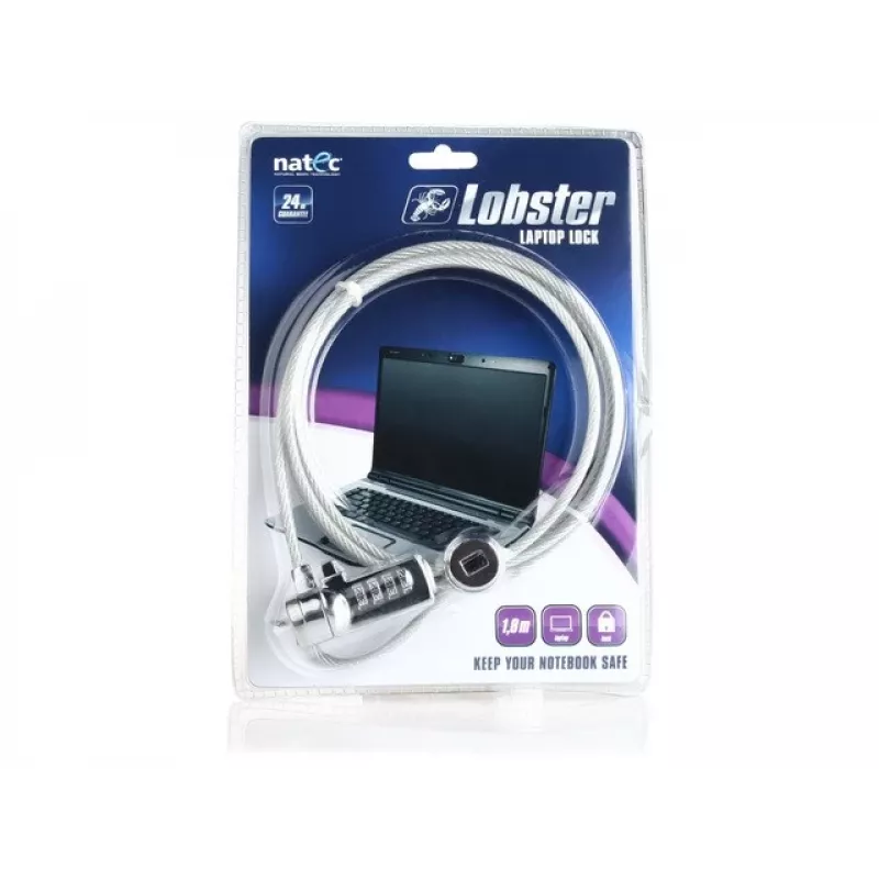 Kabelinė spyna NATEC LOBSTER CODE NZL-0226