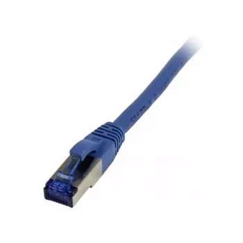 Pataisos kabelis RJ45 CAT6A 500MHz 0,5m mėlynas S-STP(S/FTP) TPE/LSZH(Superflex) AWG26 Synergy