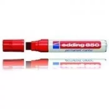 Permanentinis markeris Edding 850 Block raudonas 5 vnt.