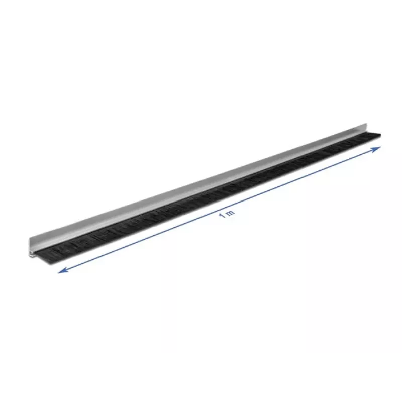 Šepetinis tarpiklis DeLOCK 66652 40 mm su aliumininiu profiliu, kampuotas