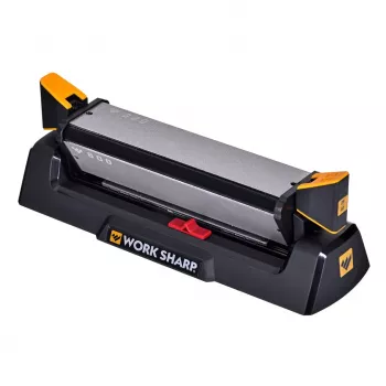 Pjovimo galąstuvas Work Sharp Diamond-Ceramic Sharpener 09DX163 – deimantiniai ir keraminiai diskai, kompaktiškas rankinis, 306×156×60 mm, 586 g