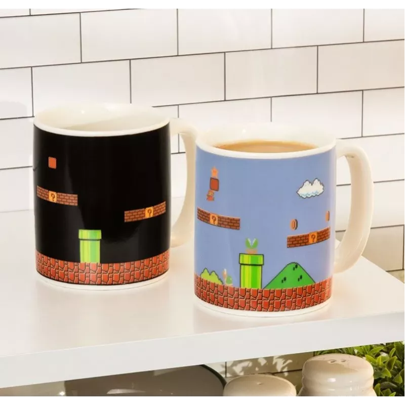 Paladone Super Mario Bros puodelis su šilumos efektu