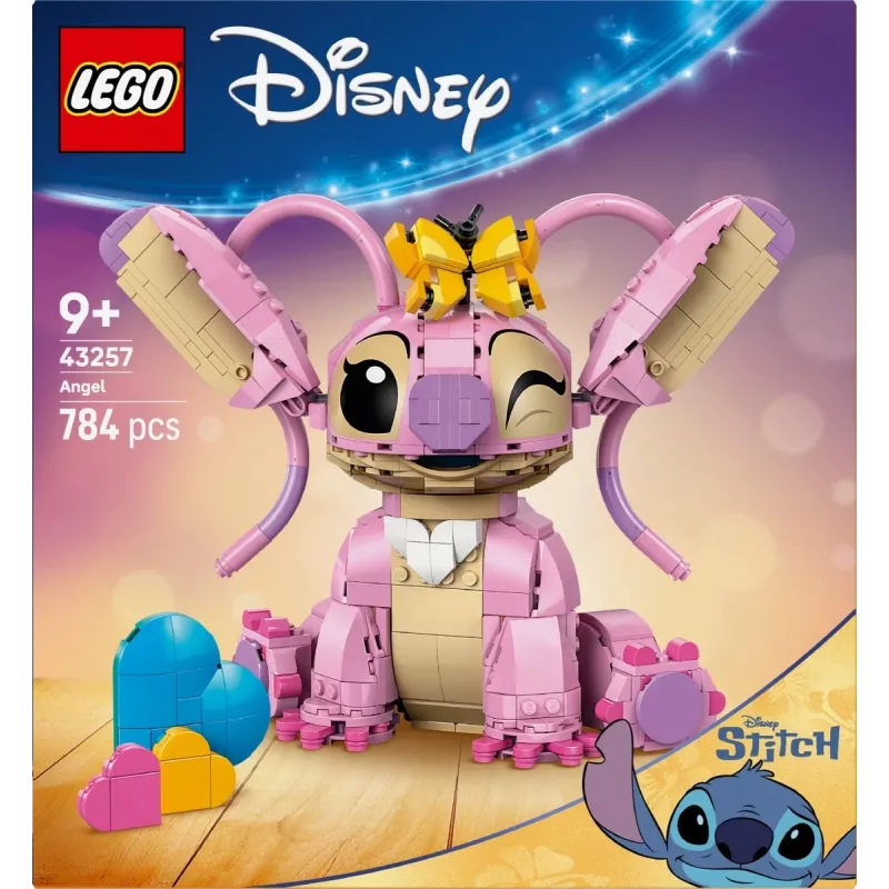 LEGO Disney kolekcinis mini modelis Andzia Angel 43257 — 784 detalės, 250 mm aukštis, nuo 9 metų