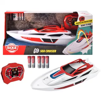 RC valtis Dickie Sea Cruiser 2.4 GHz RTR radijo bangomis valdomas modelis, paruoštas naudojimui