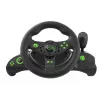 Esperanza EGW102 žaidimų vairas PC, PlayStation 3, USB, juodas/žalias