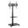 Gembird TVS-75S-02 TV grindinis stovas su ratukais, 37–75 col., juodas