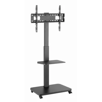 Gembird TVS-75S-02 TV grindinis stovas su ratukais, 37–75 col., juodas