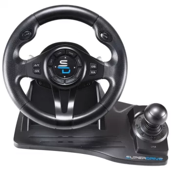 Subsonic SA5596-NG Gaming vairas su pedalais, juodas, USB, 270°