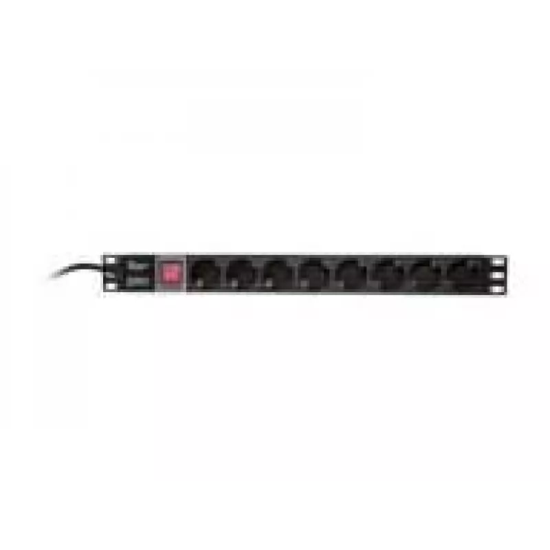 Maitinimo paskirstymo blokas LogiLink PDU8C01, 1U, 8x Schuko, 16 A