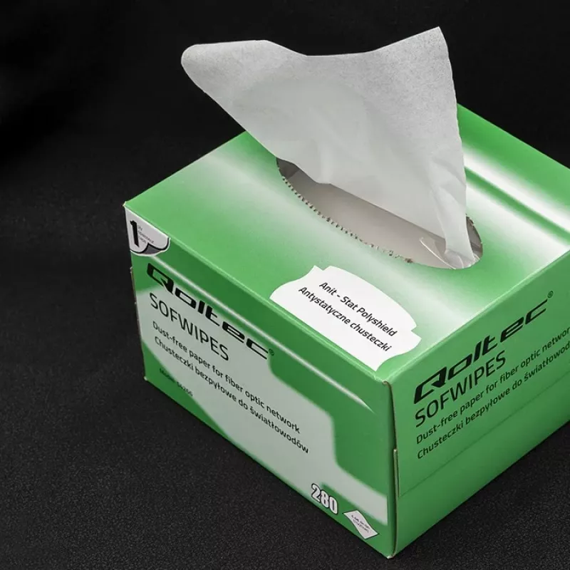Qoltec Lint-Free Fibre Optic Wipes – Pluoštinių optinių jungčių valymo servetėlės