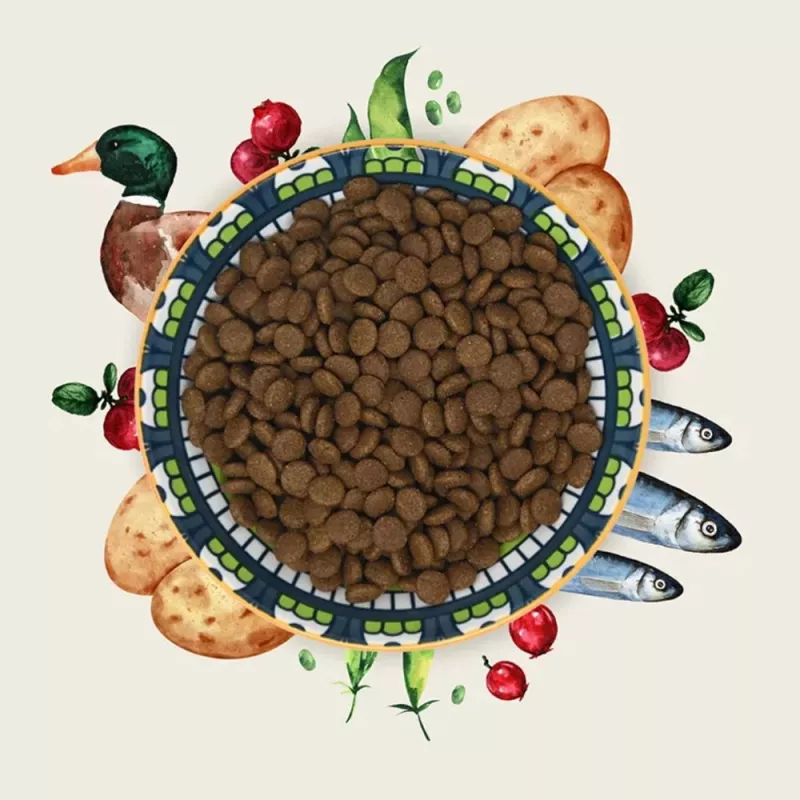 EDEN Duck & Sardine - sausas ėdalas katėms - 1,5 kg