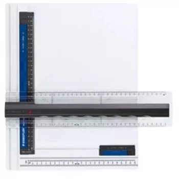 Raišos lenta Staedtler Mars 661 A4 juoda balta
