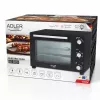 Elektrinė kompaktiška stalviršinė orkaitė Adler AD 6026 – 48 L, 1800 W, laisvai pastatoma, mechaninis laikmatis