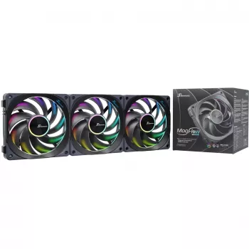 Seasonic MagFlow ARGB 120mm 3 ventiliatorių rinkinys