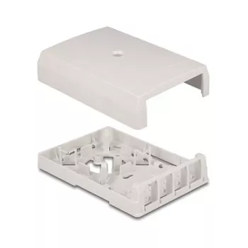 DeLOCK 67053 Keystone montažinė dėžutė, 4 prievadai, balta