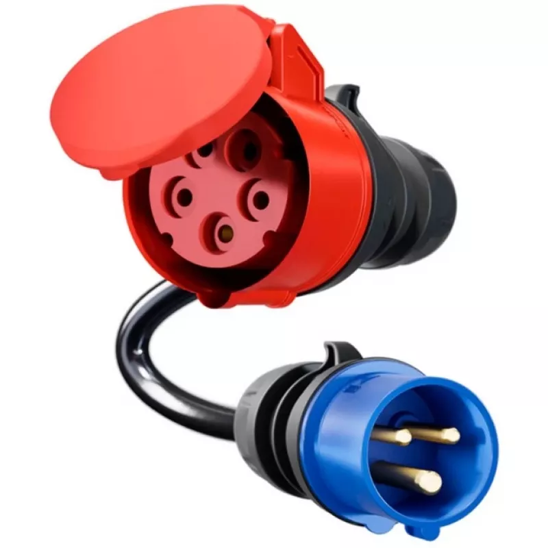 go-e Adapteris Gemini flex 11 kW prie CEE mėlynos 16 A laidas 0,3 m