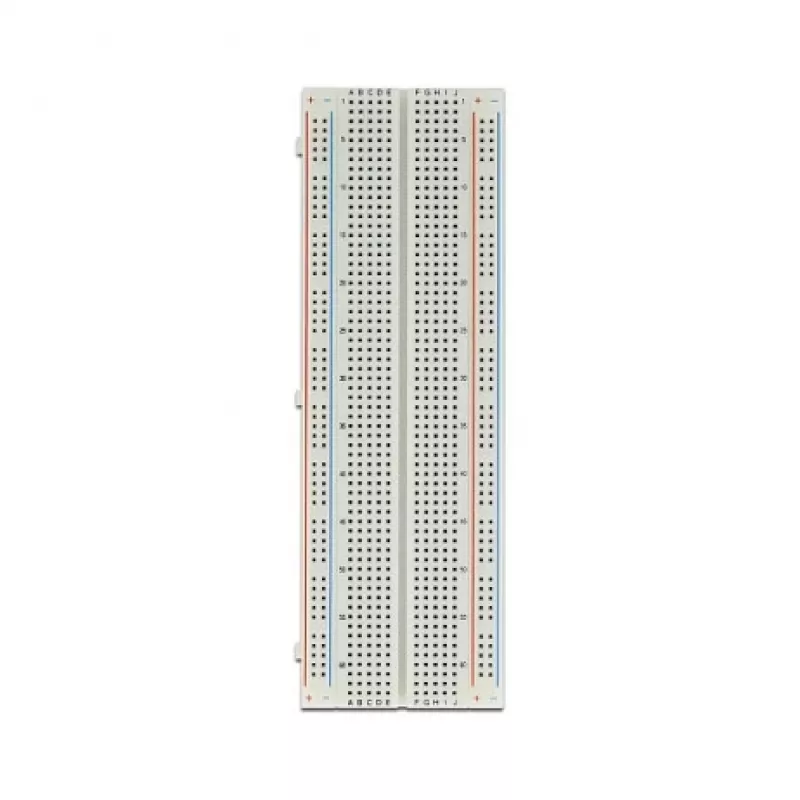 Breadboard DELOCK 18313 – bekontaktė prototipavimo plokštė, plastikas, 55×165×9 mm, balta