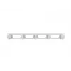 Kabelių valdymo panelė LANBERG AK-1205-S, 1U, metalinė, 19 colių (48,3 cm), gylis 80 mm, pilka