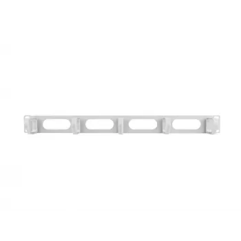 Kabelių valdymo panelė LANBERG AK-1205-S, 1U, metalinė, 19 colių (48,3 cm), gylis 80 mm, pilka
