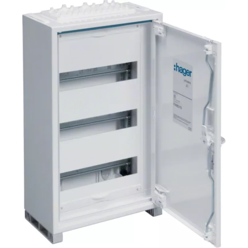 Hager FWB31S Baltas