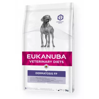 Sausas šunų ėdalas EUKANUBA Dermatosis FP Adult Fish & Potato 5 kg – be grūdų, 22% baltymų, 15% riebalų