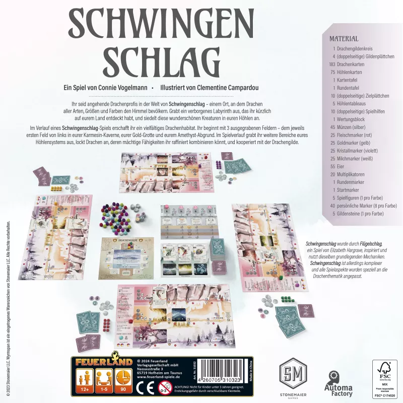 Schwingenschlag, Stalo žaidimas