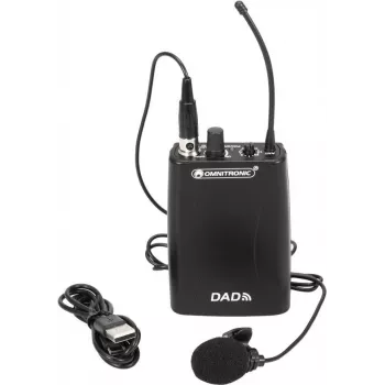 Belaidis siųstuvas Omnitronic 863–865 MHz modelis 13106979 garso sistemoms