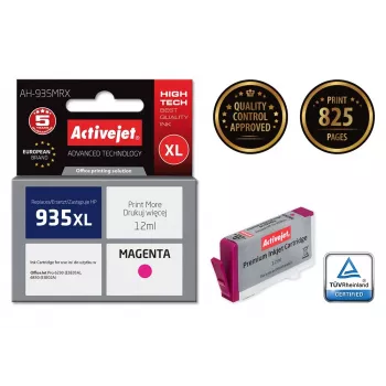 Activejet AH-935MRX rašalas (pakeitimas HP 935XL C2P25AE; Premium; 12 ml; purpurinis)