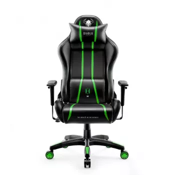 Kėdė Diablo X-One 2.0 Normal Size Gaming juoda, žalia