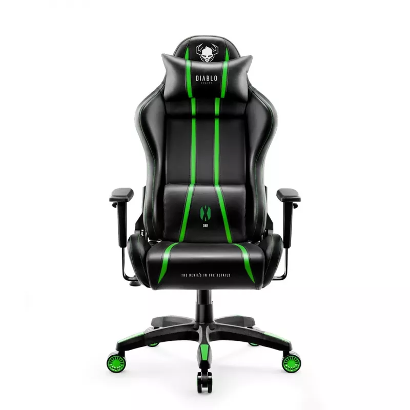 Kėdė Diablo X-One 2.0 Normal Size Gaming juoda, žalia