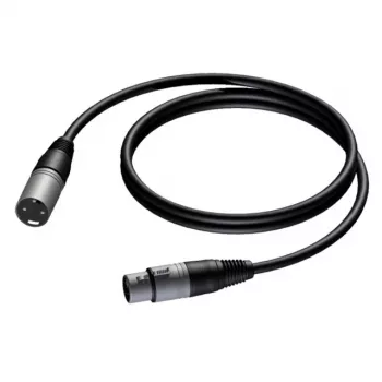 PROCAB XLR vyriškas–XLR moteriškas 1 m