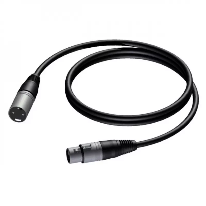 PROCAB XLR vyriškas–XLR moteriškas 1 m