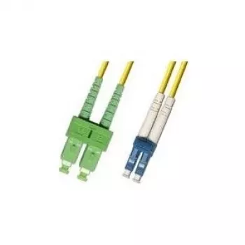 Microconnect FIB841010 vienmodis šviesolaidinis kabelis 10 m SC LC geltonas