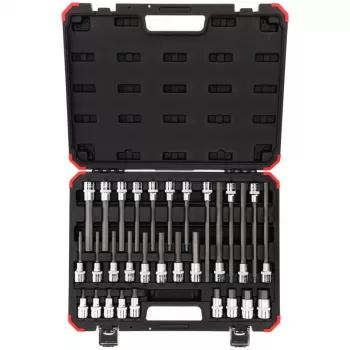 Gedore R68003030 — 1/2 colo pavaros sukimo antgalių ir priedų rinkinys, 30 dalių