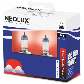 Halogeninė lemputė Neolux H4 Extra Light 2 vnt. – 12V 60/55W