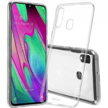 StyleShell Flex, Telefono dėklas permatomas, Samsung Galaxy A41