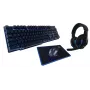 Rebeltec SHERMAN Gaming USB klaviatūra su pele QZERTY angliškas juodas