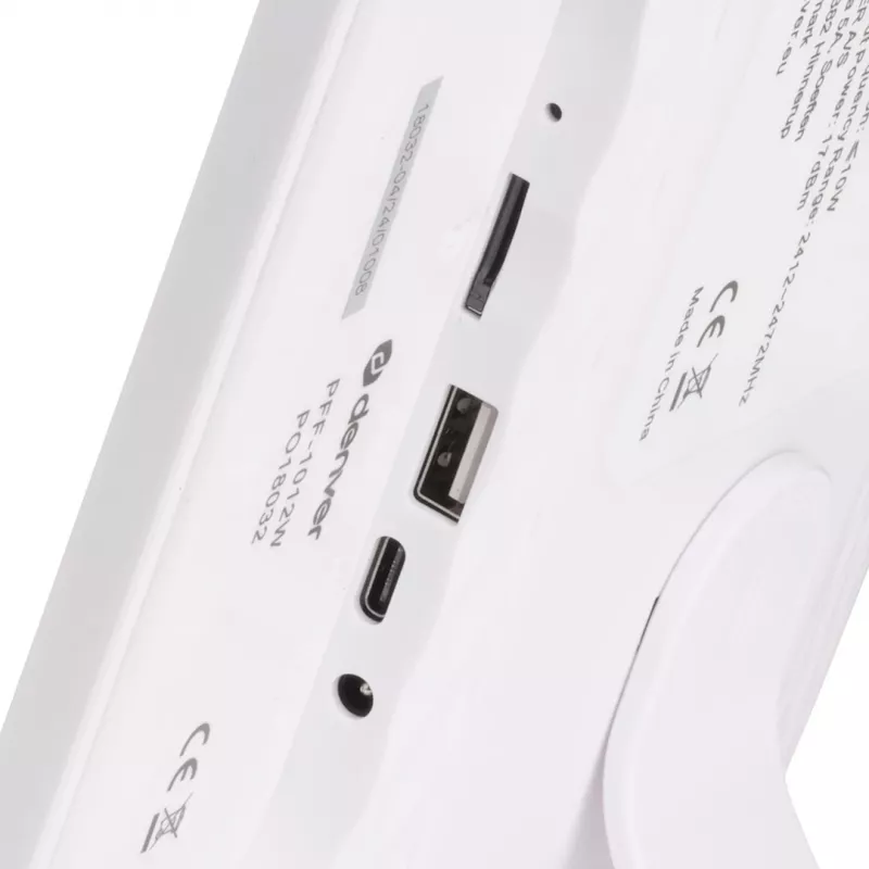 Denver PFF-1012 skaitmeninis nuotraukų rėmelis baltas 25,6 cm (10,1 inch) jutiklinis ekranas Wi-Fi