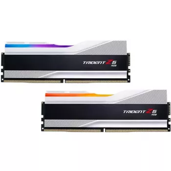 DIMM 64 GB DDR5-6400 (2x 32 GB) Dual-Kit, Arbeitsspeicher silber/schwarz, F5-6400J3239G32GX2-TZ5RS, Trident Z5 RGB, INTEL XMP