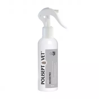 Antiseptinis purškalas JM Sante Polisept Vet Silver Pro 200 ml – veterinarinis purškalas žaizdoms ir odai