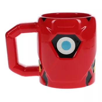 Puodelis Paladone Iron Man Shaped Red 0,5L Vienetas
