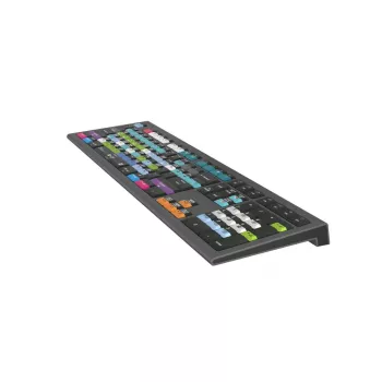 Logickeyboard Avid Media Composer Astra 2 klaviatūra, universali USB, QWERTY vokiškas išdėstymas, pilka