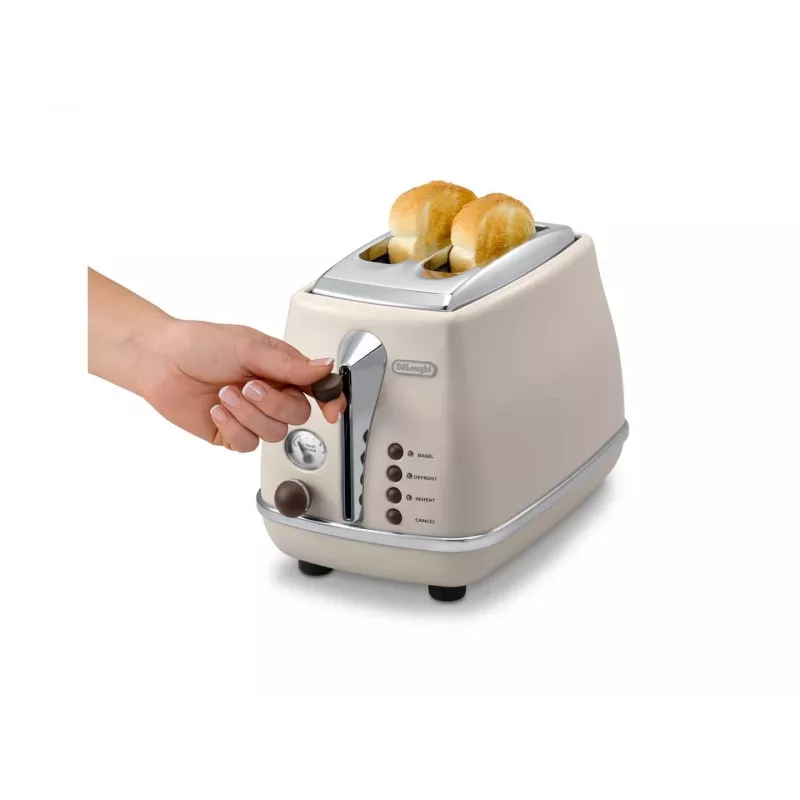 De’Longhi 2103.BG 2 griežinėlių skrudintuvas 900 W Smėlio spalvos