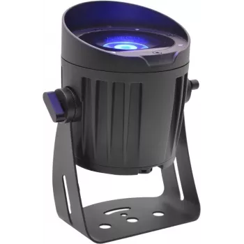 Prožektorius lauko LED EUROLITE 15W RGBW QuickDMX su žeminiu smaigu