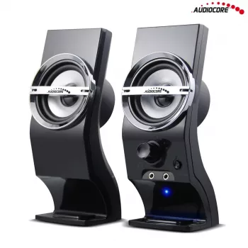 Audiocore AC805 stereo garsiakalbiai 2.0 PC 6W juodi