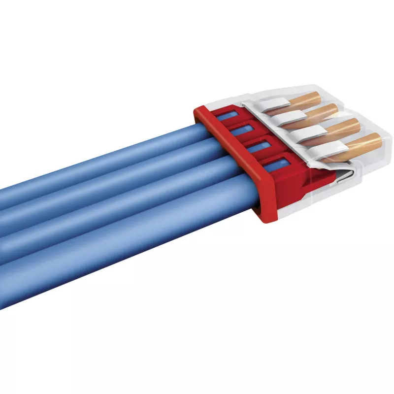 Wago gnybtų jungtis 4 polių 0,5–2,5 mm² 24 A 400 V